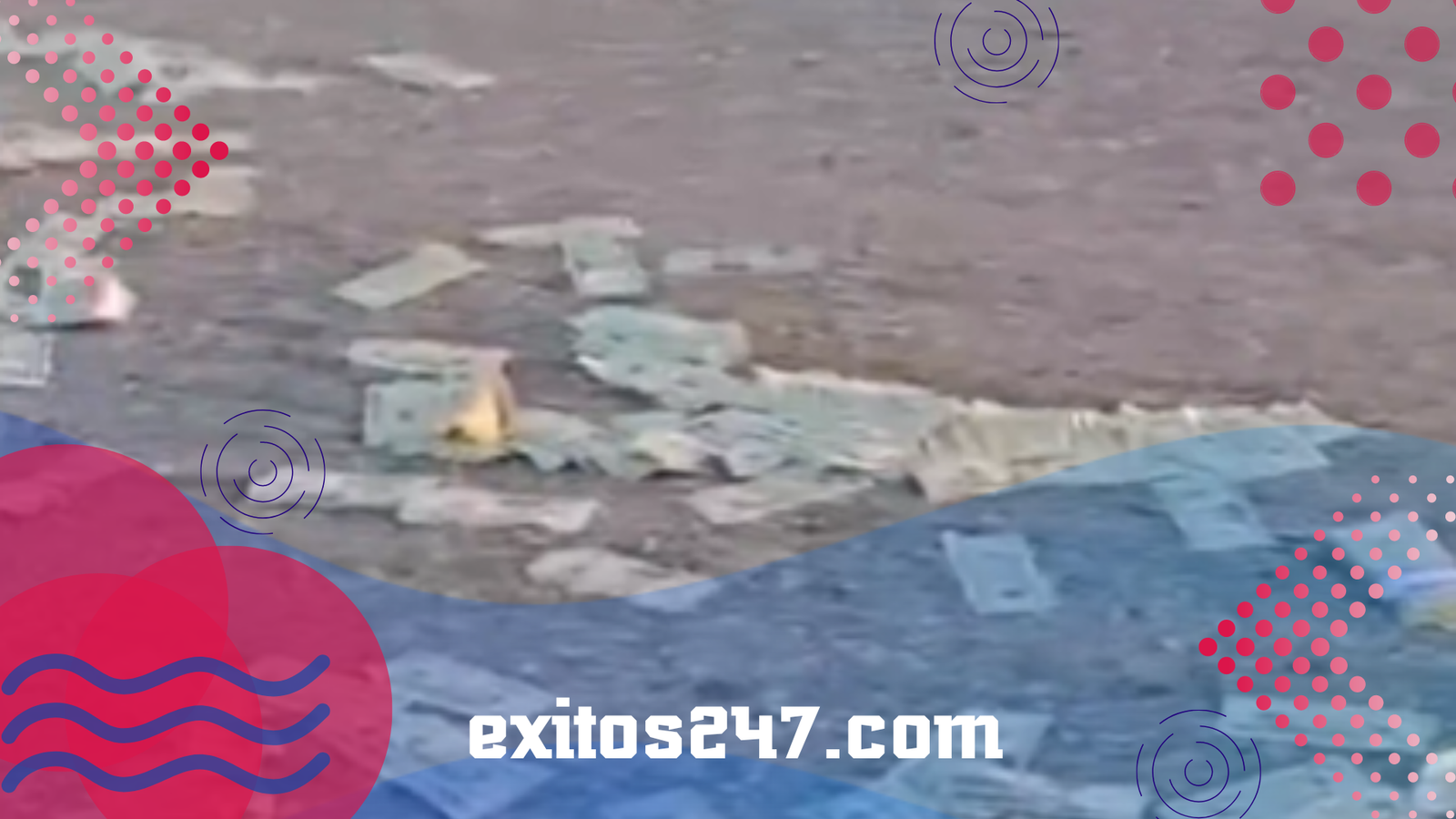 ¡Dinero en el aire! Camión blindado pierde miles en el aeropuerto de Miami